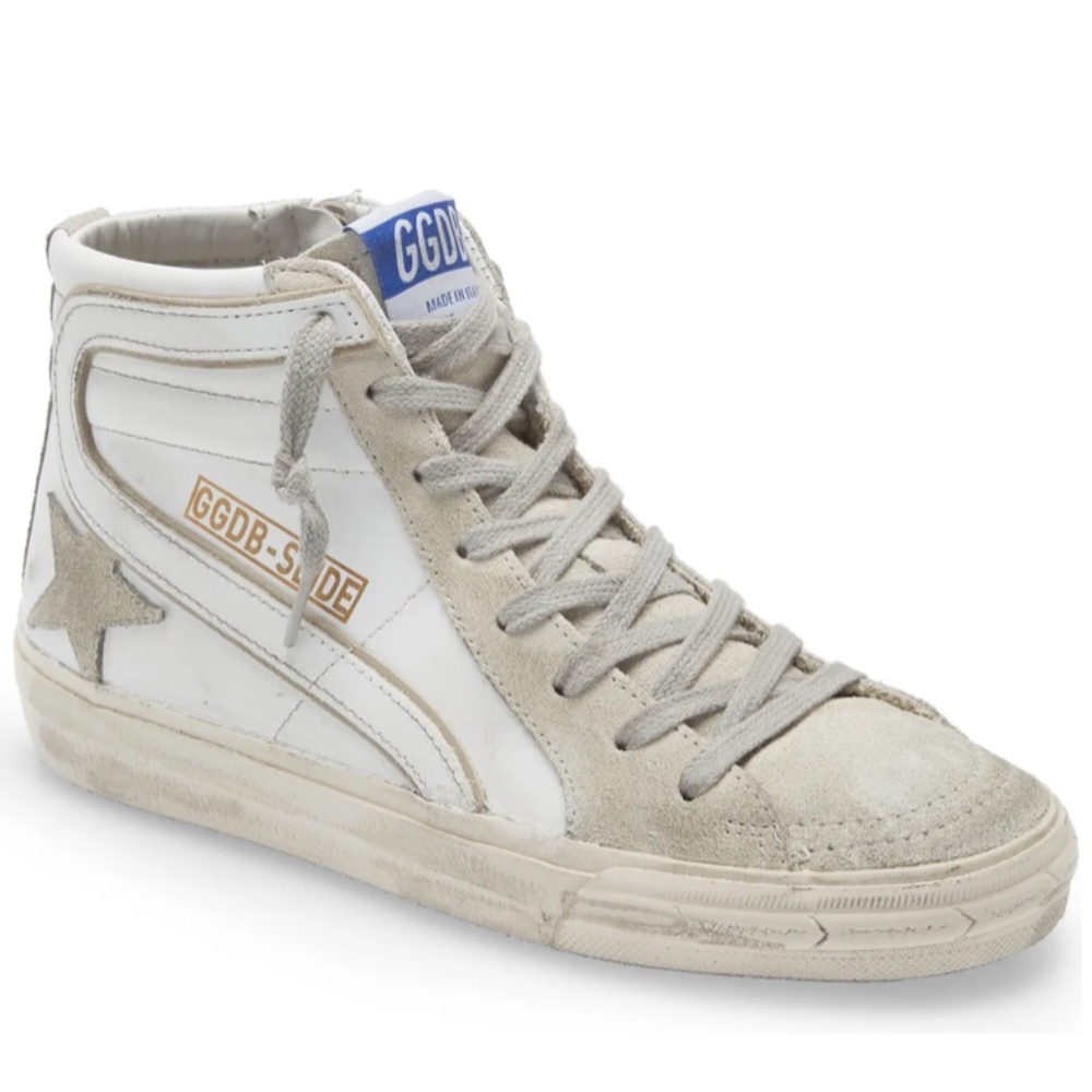 Golden Goose Slide High Top Sneaker - Sz 37